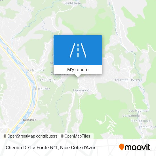 Chemin De La Fonte N°1 plan