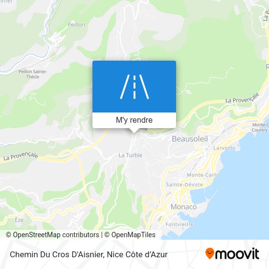 Chemin Du Cros D'Aisnier plan