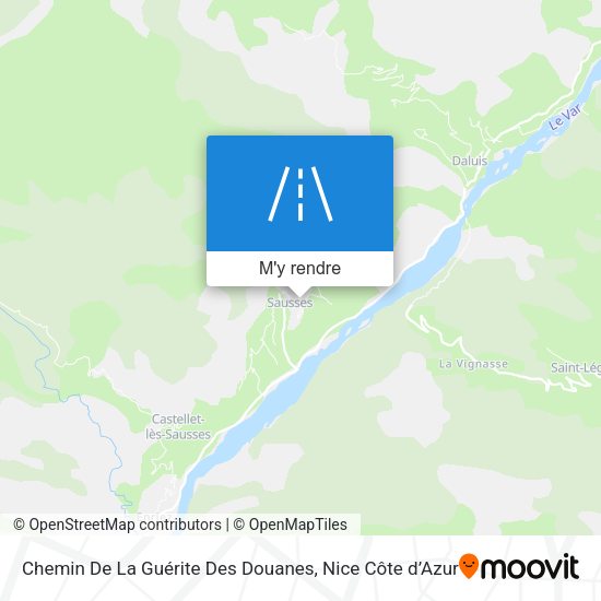 Chemin De La Guérite Des Douanes plan
