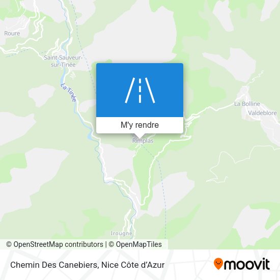 Chemin Des Canebiers plan