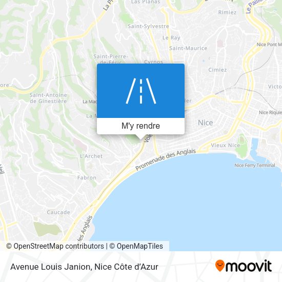Avenue Louis Janion plan
