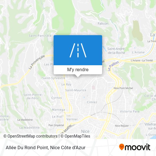 Allée Du Rond Point plan