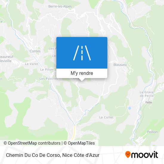 Chemin Du Co De Corso plan