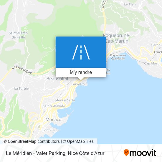 Le Méridien • Valet Parking plan