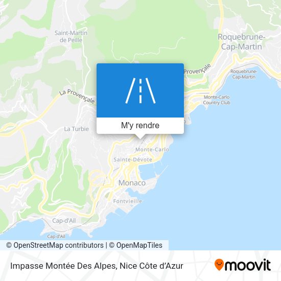 Impasse Montée Des Alpes plan