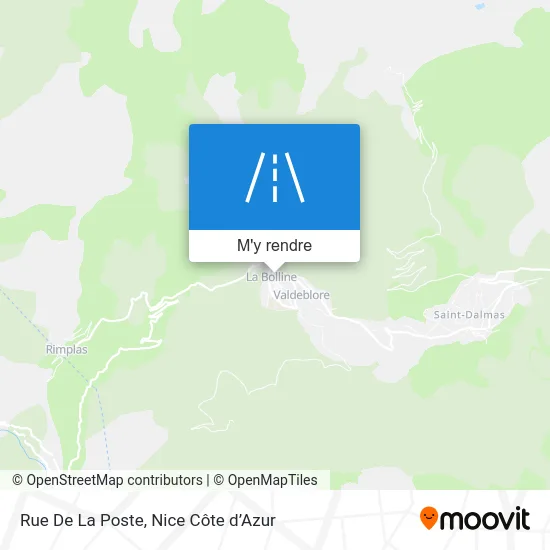 Rue De La Poste plan