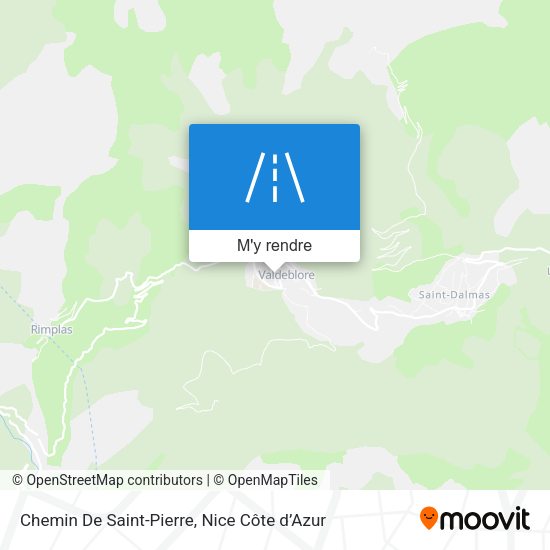 Chemin De Saint-Pierre plan