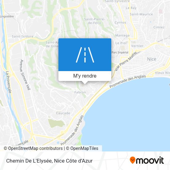 Chemin De L'Elysée plan