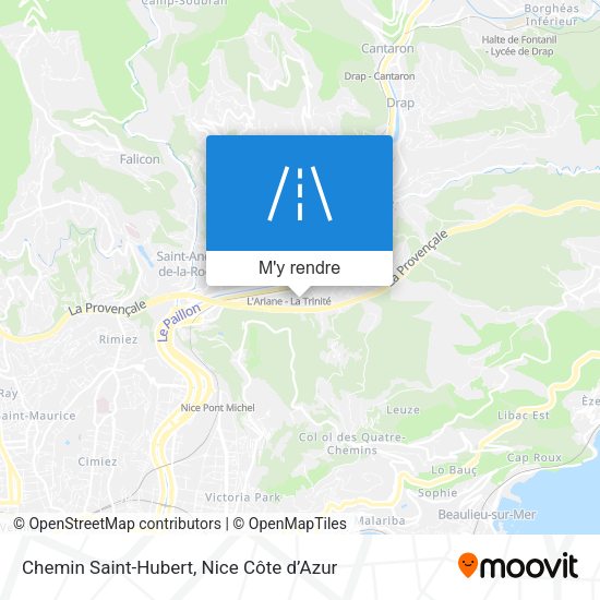 Chemin Saint-Hubert plan
