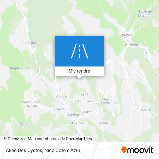 Allée Des Cystes plan