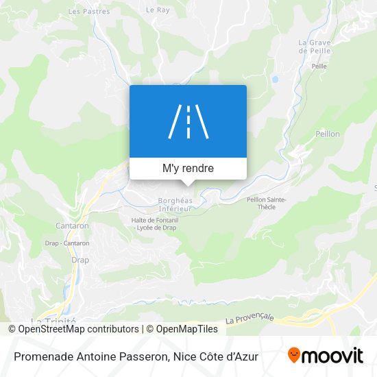 Promenade Antoine Passeron plan