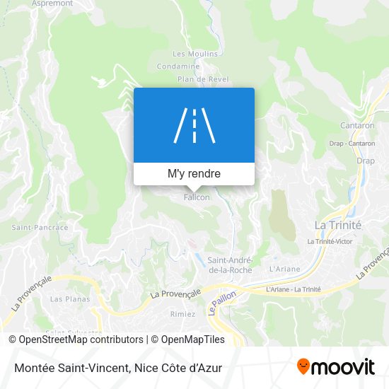 Montée Saint-Vincent plan