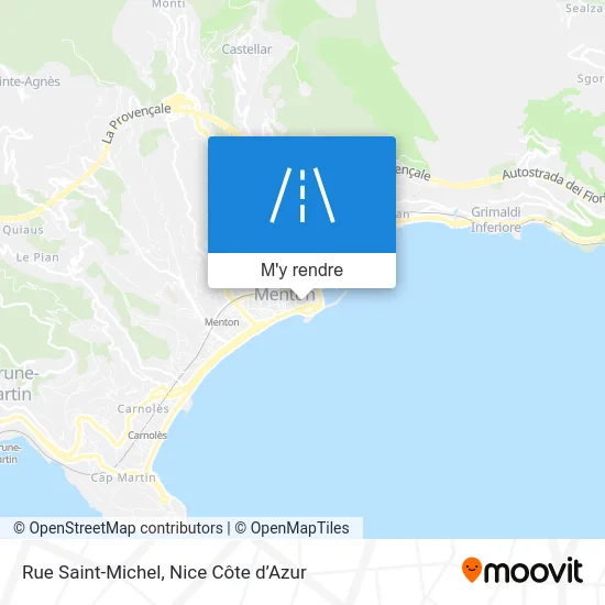 Rue Saint-Michel plan