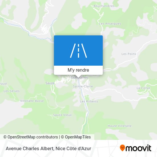 Avenue Charles Albert plan
