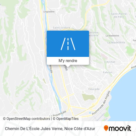 Chemin De L'École Jules Verne plan