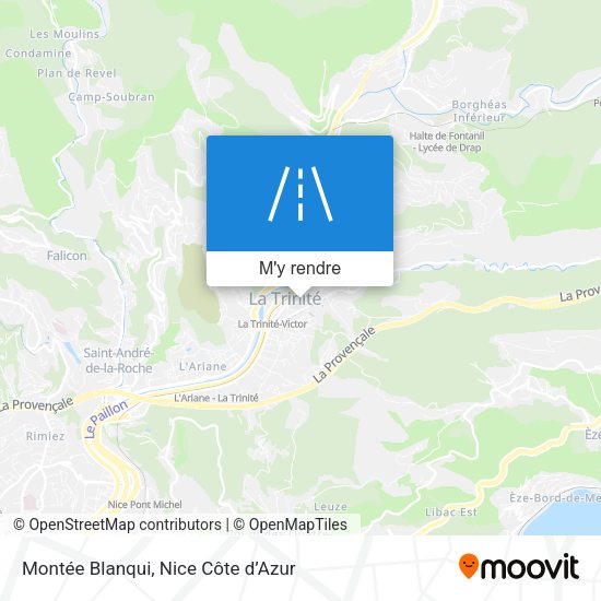 Montée Blanqui plan