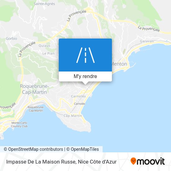 Impasse De La Maison Russe plan
