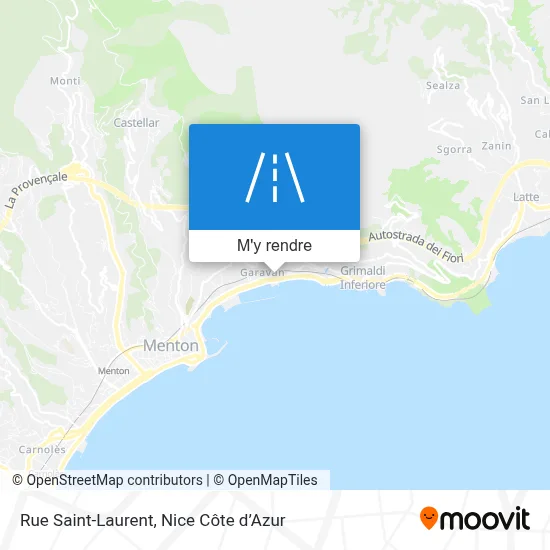 Rue Saint-Laurent plan