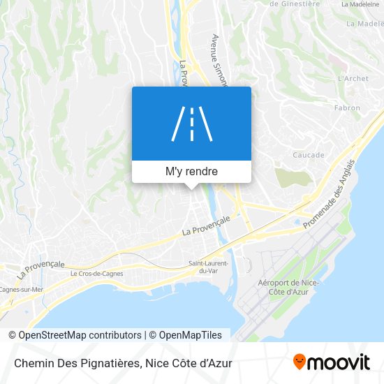 Chemin Des Pignatières plan