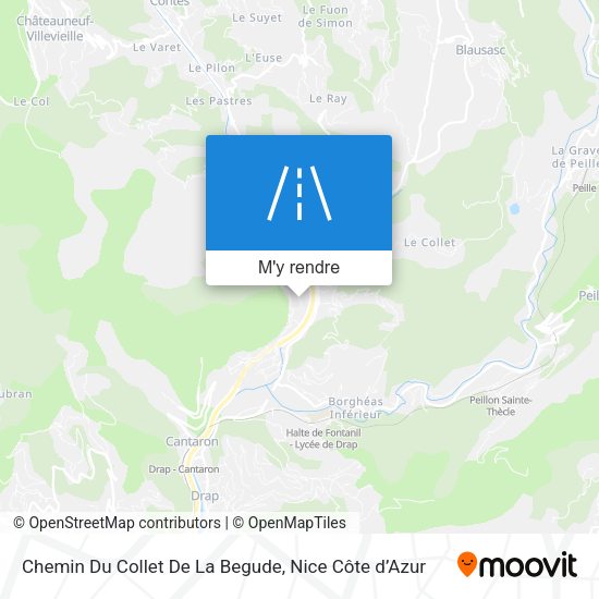 Chemin Du Collet De La Begude plan
