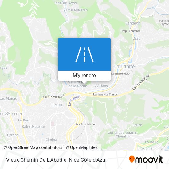 Vieux Chemin De L'Abadie plan