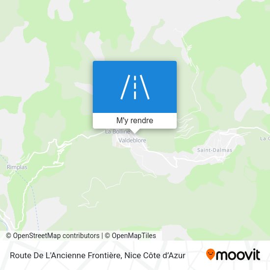 Route De L'Ancienne Frontière plan
