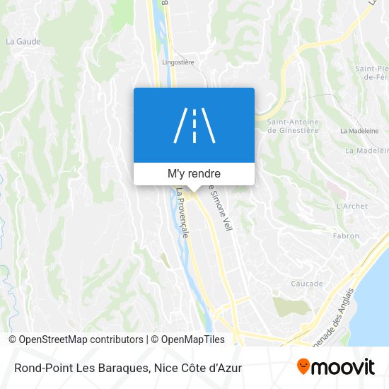 Rond-Point Les Baraques plan