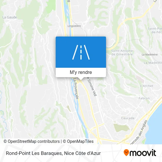 Rond-Point Les Baraques plan