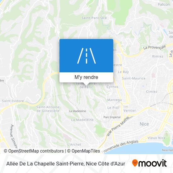 Allée De La Chapelle Saint-Pierre plan