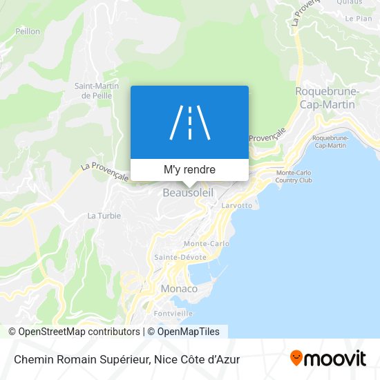 Chemin Romain Supérieur plan