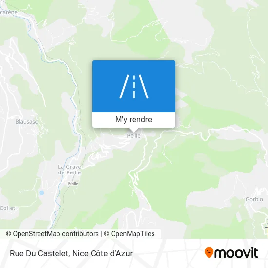 Rue Du Castelet plan