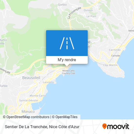 Sentier De La Tranchée plan