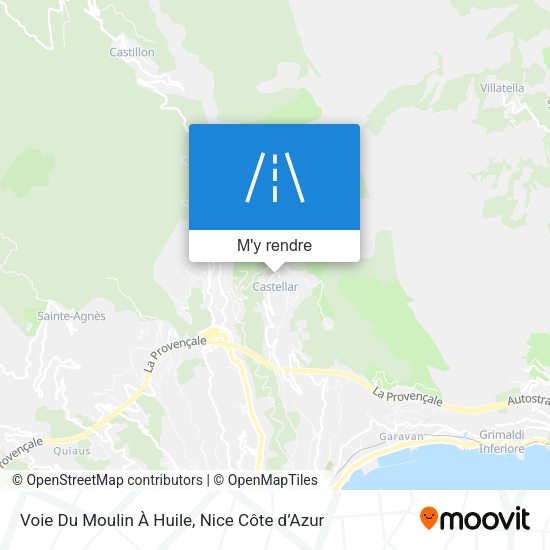 Voie Du Moulin À Huile plan