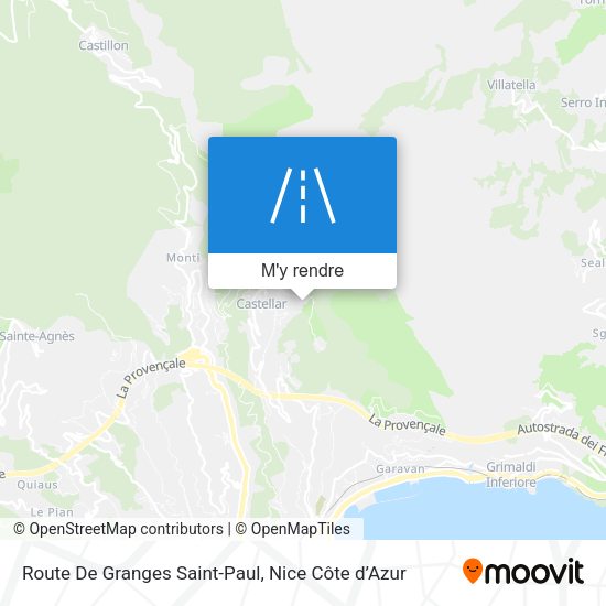 Route De Granges Saint-Paul plan