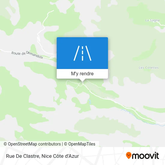 Rue De Clastre plan