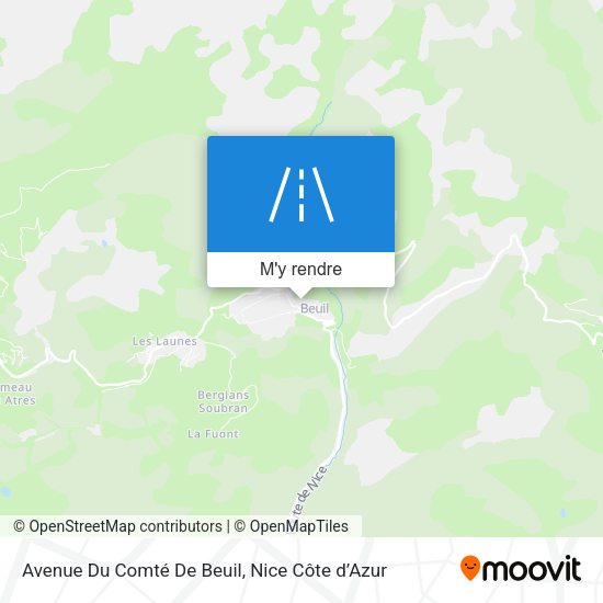 Avenue Du Comté De Beuil plan