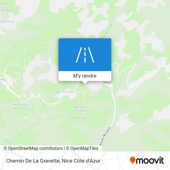 Chemin De La Gravette plan