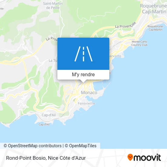 Rond-Point Bosio plan