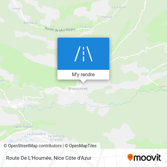Route De L'Houmée plan