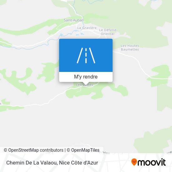 Chemin De La Valaou plan