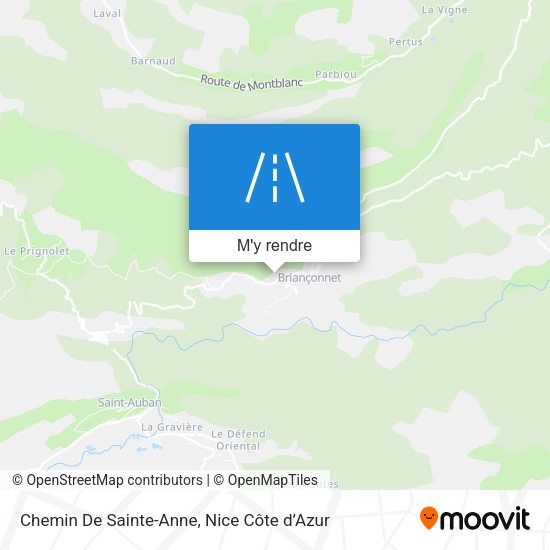 Chemin De Sainte-Anne plan