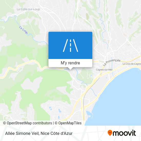 Allée Simone Veil plan