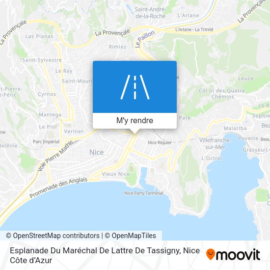 Esplanade Du Maréchal De Lattre De Tassigny plan