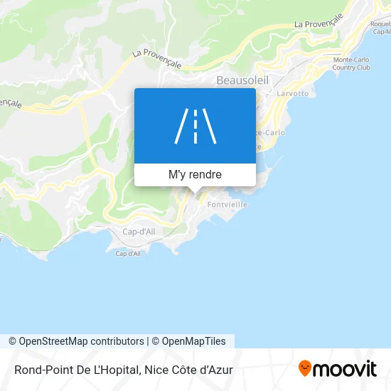 Rond-Point De L'Hopital plan