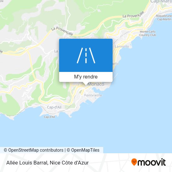 Allée Louis Barral plan