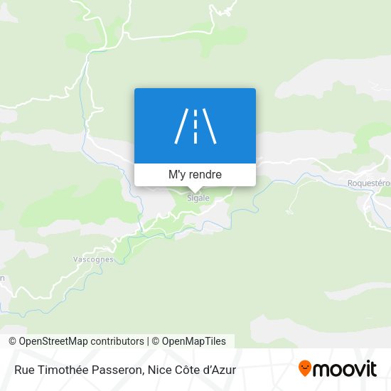 Rue Timothée Passeron plan