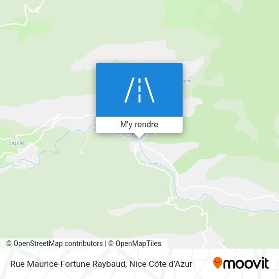 Rue Maurice-Fortune Raybaud plan