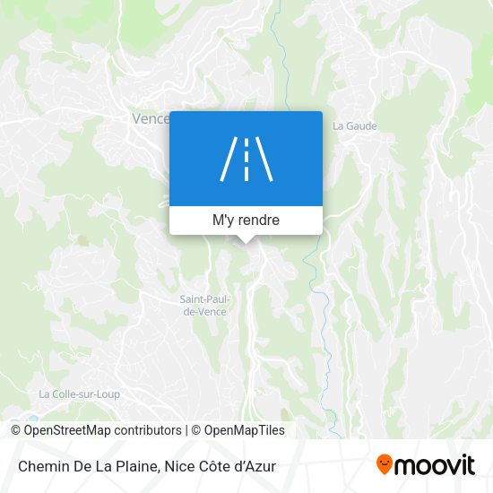 Chemin De La Plaine plan
