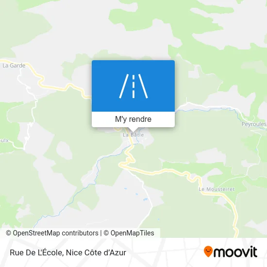 Rue De L'École plan