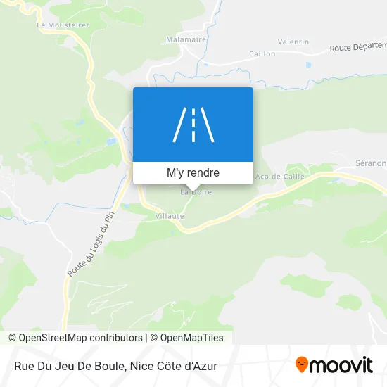 Rue Du Jeu De Boule plan